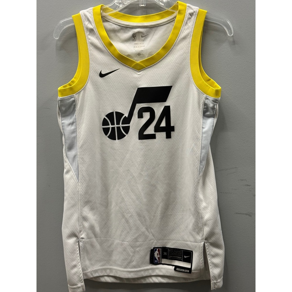 Nike Utah Jazz Walker Kessler 24  Association Edition Jersey Mens XS White NBA